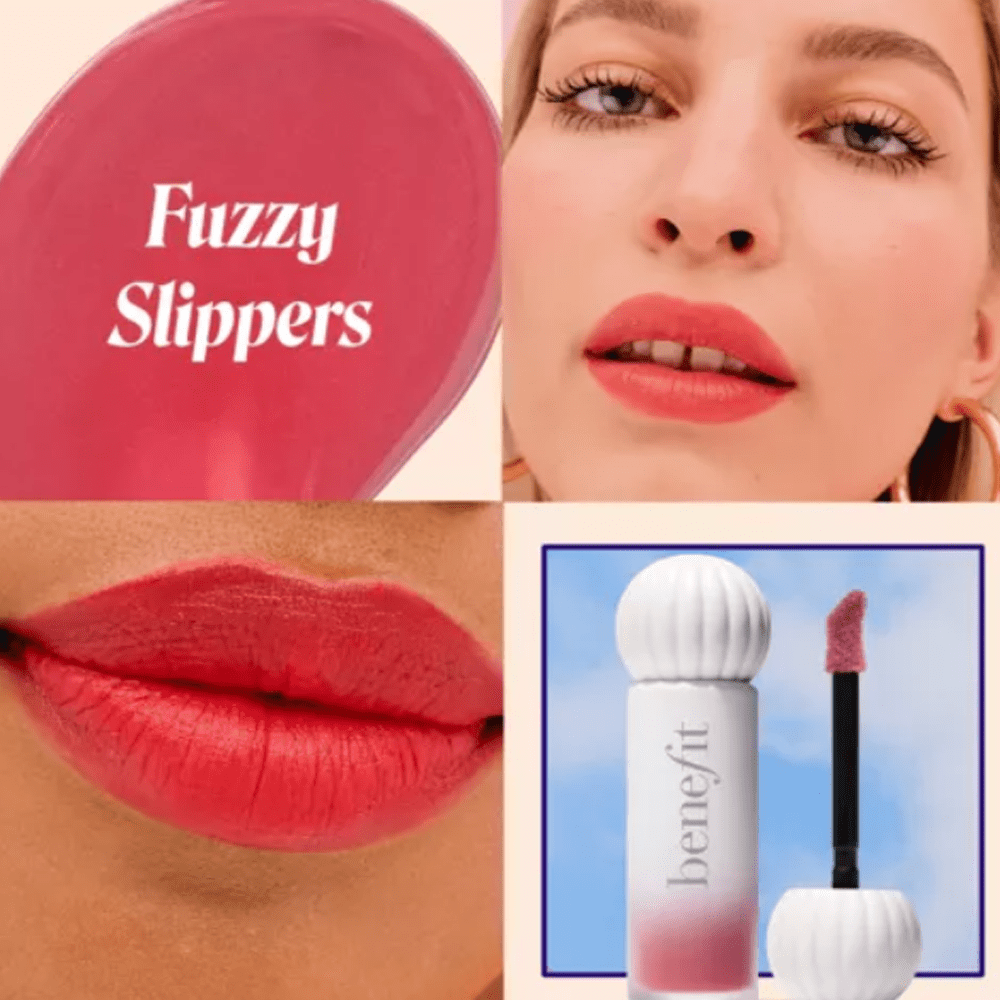 Benefit Plushtint Moisturizing Matte Lip Tint Fuzzy Slippers 16