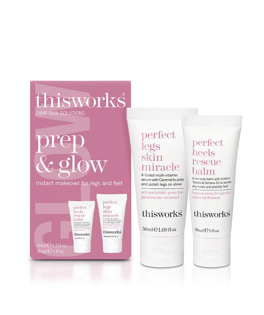 This Works Prep&Glow Instant Makeover For Legs And Feet Set