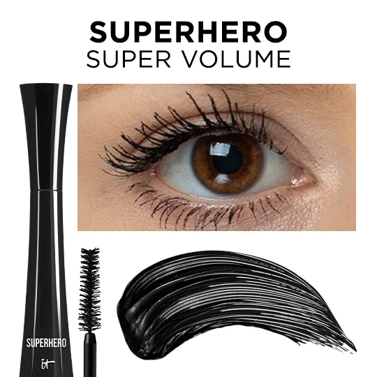 It Cosmetics Superhero Waterproof Mascara Super Black