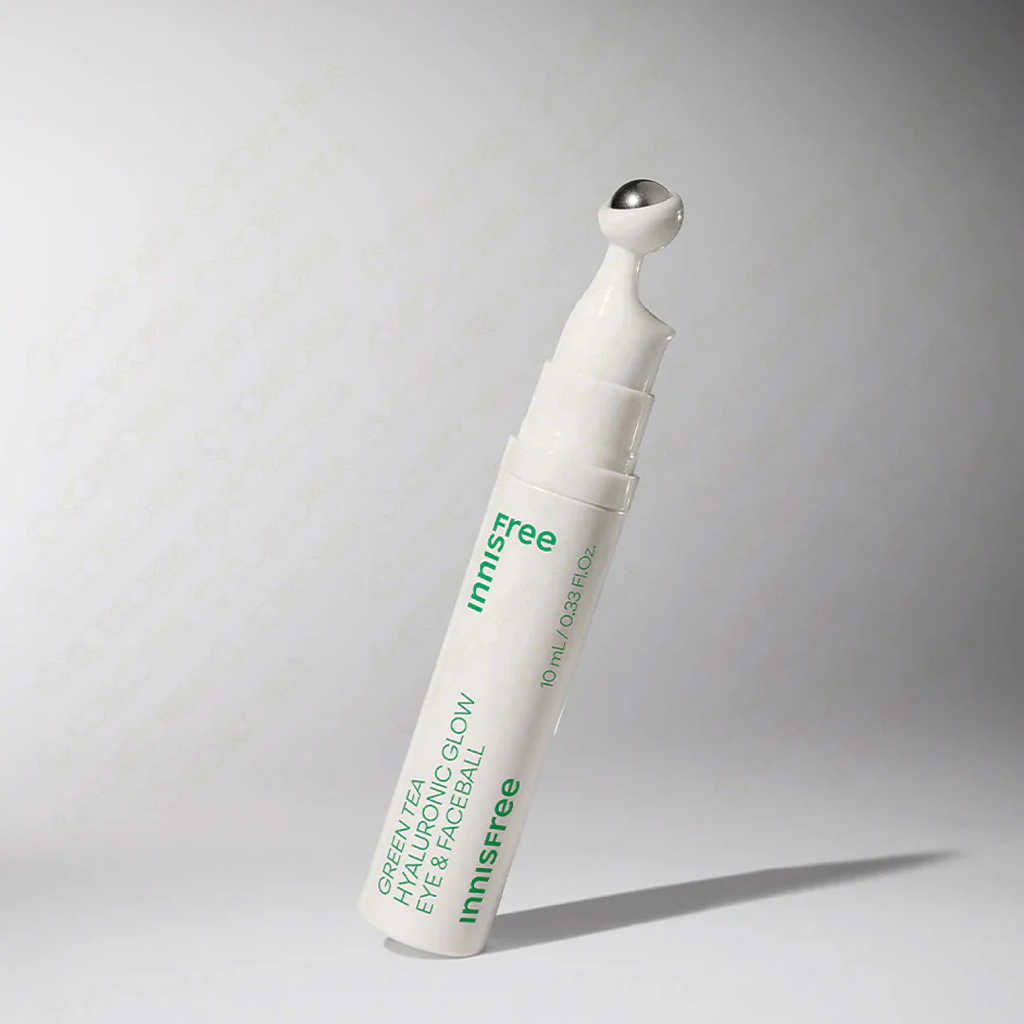 Innisfree GREEN TEA HYALURONIC GLOW EYE&FACE BALL 10ML