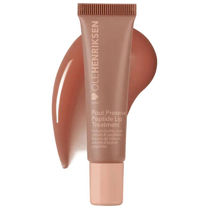 Ole Henriksen Pout Preserve Hydrating Peptide Lip Treatment Creme Brulee Glitter 12ml