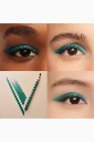 Valentino Colorgraph Double-Ended Color Gel Eyeliner & Blending Brush Green Stravaganza Shimmer 