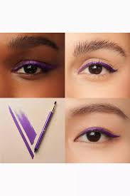 Valentino Colorgraph Double-Ended Color Gel Eyeliner & Blending Brush Purple Dose Shimmer 