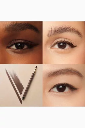 Valentino Colorgraph Double-Ended Color Gel Eyeliner & Blending Brush Brown Fondant Shimmer  