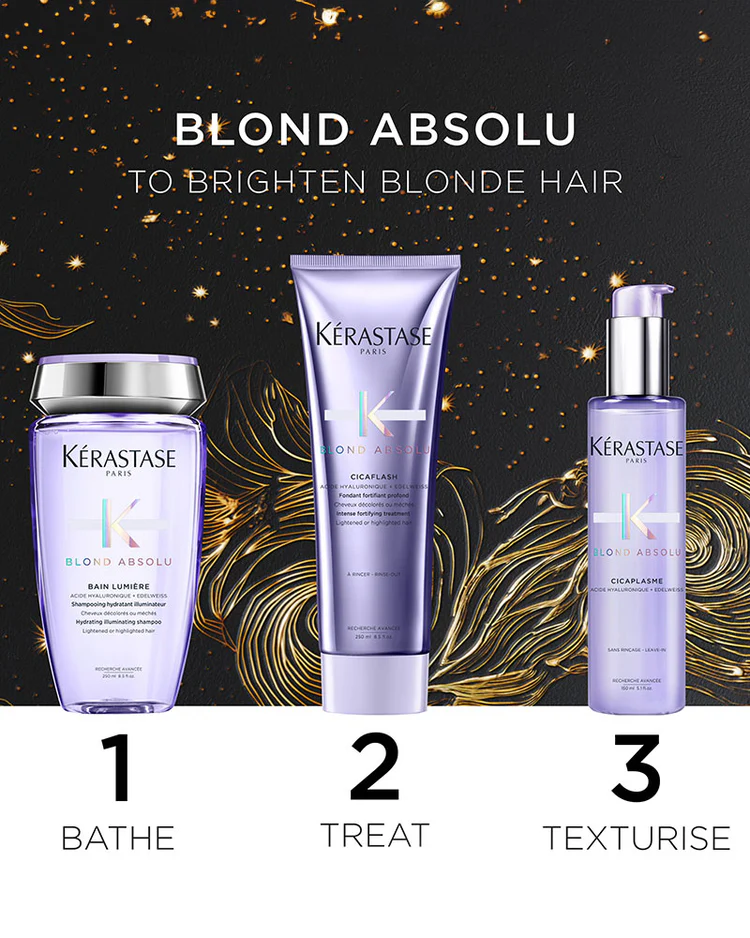 Kerastase Blond Absolu Your Haircare Ritual To Brighten Blonde Hair Set