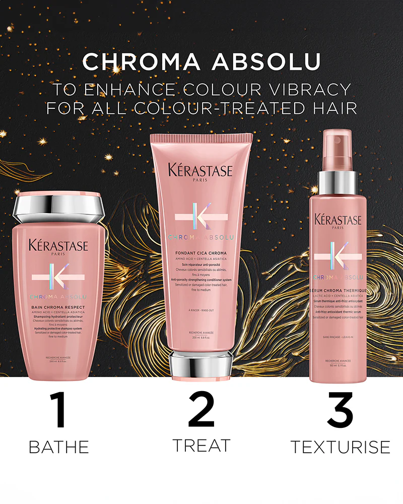 Kerastase Chroma Absolu Your Haircare Ritual To Enhance Color Vibracy For All Color Treated Hair Set