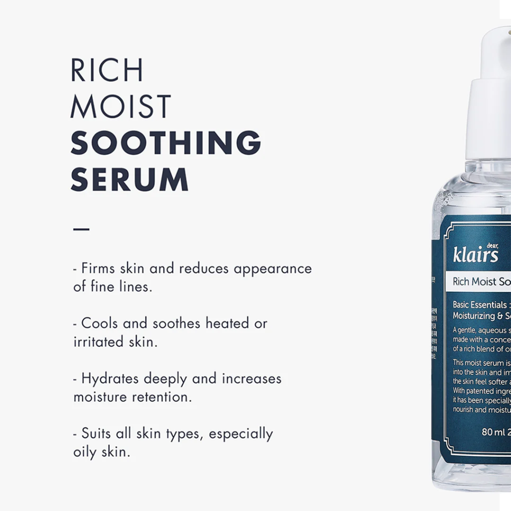 Dear Klairs Rich Moist Soothing Serum 80ml