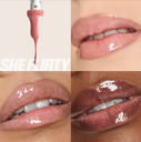 Huda Beauty Faux Filter Icy Nude Shimmer Lip Gloss She Flirty