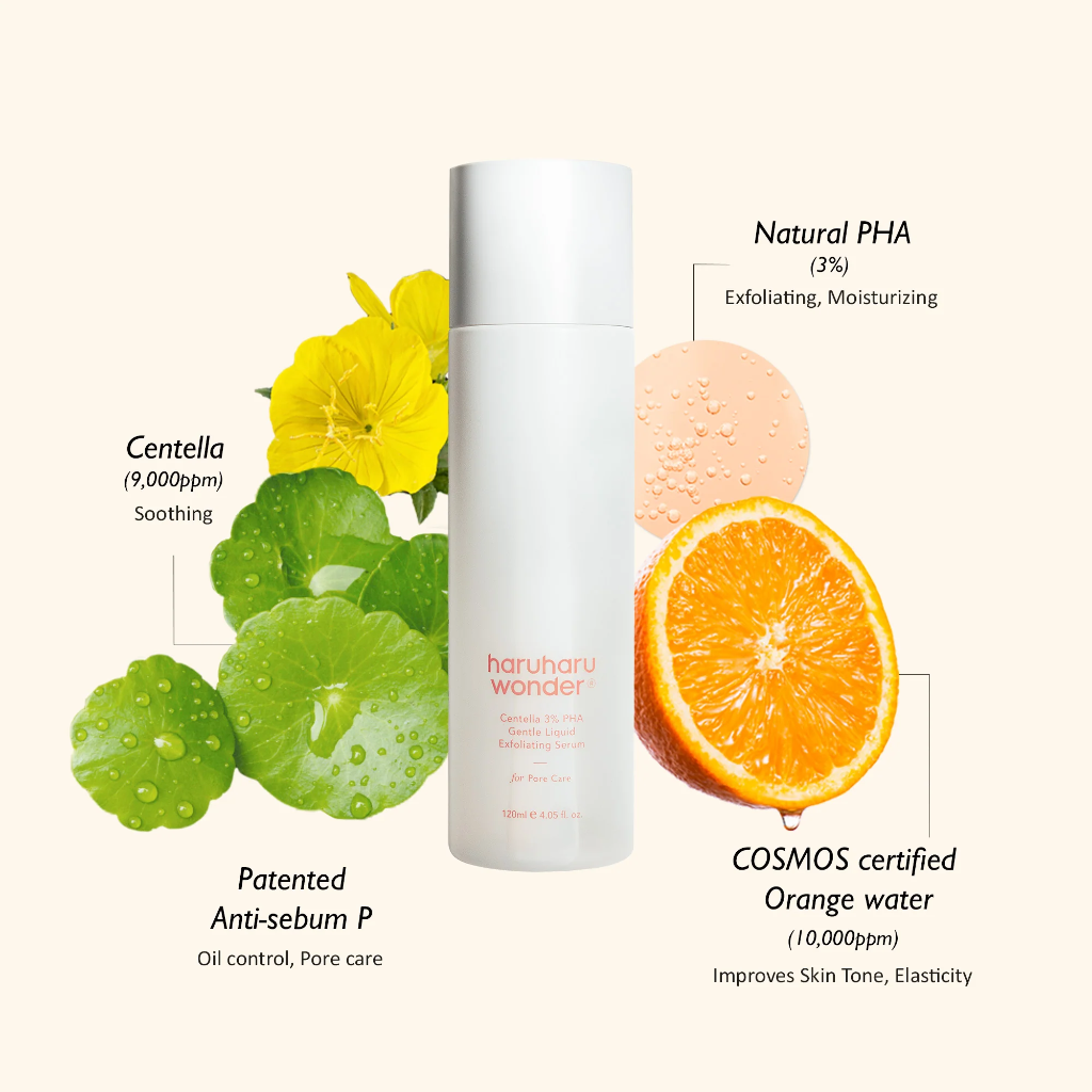 Haruharu Wonder Gentle Liquid Exfoliating Serum 120ml 