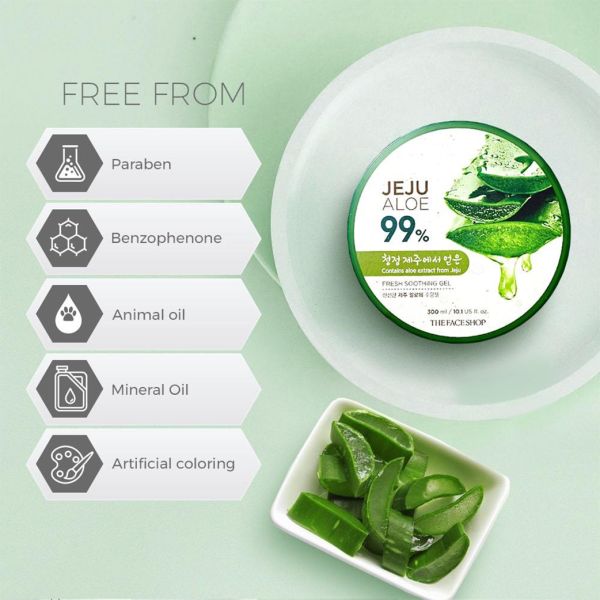 THE FACE SHOP JEJU ALOE FRESH SOOTHING GEL 300ML