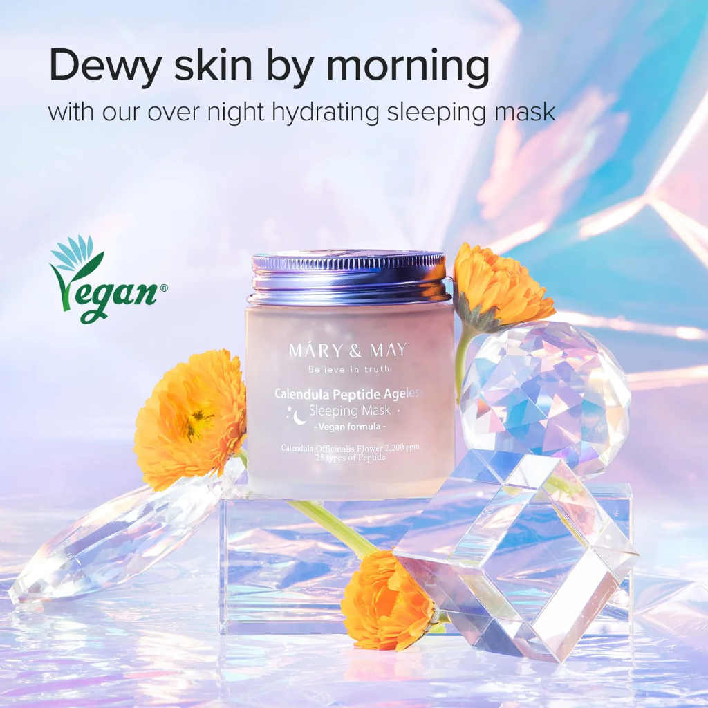 Mary & May Vegan Calendula Peptide Ageless Sleeping Mask 110g