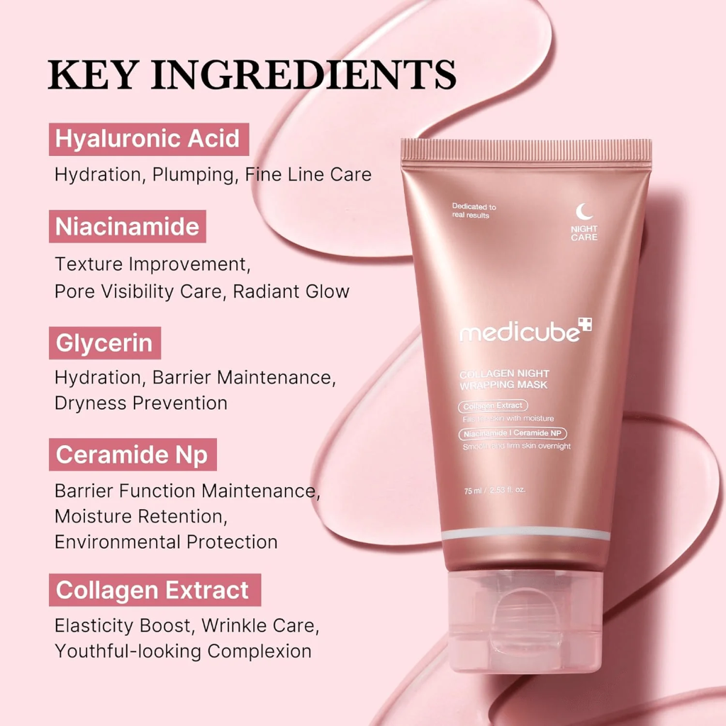 MEDICUBE COLLAGEN NIGHT WRAPPING MASK 75ml