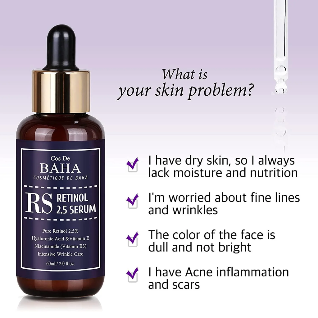 Cos De Baha Retinol 2.5 Serum 30ml