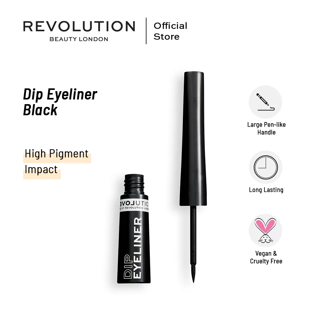 REVOLUTION RELOVE DIP EYELINER BLACK