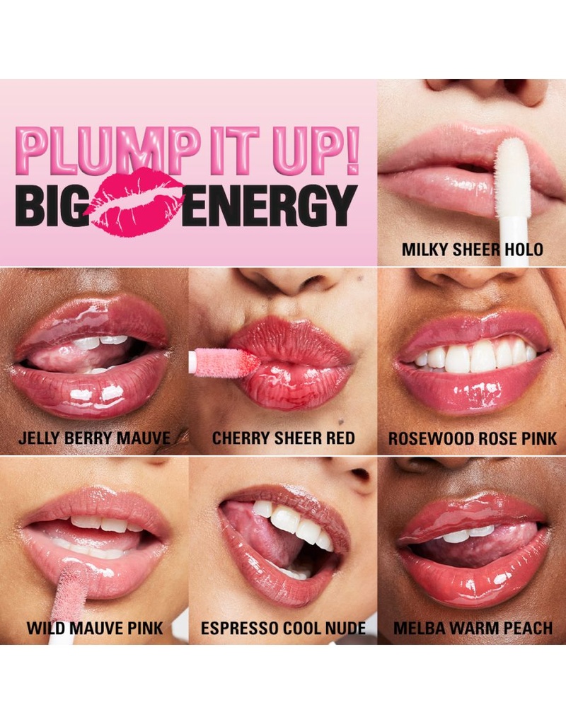 Revolution Pout Bomb Plumbing Lip Gloss Wild Mauve Pink