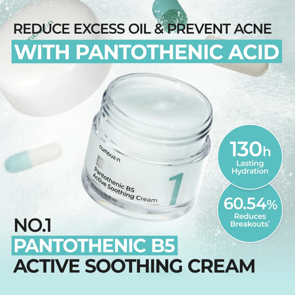 Numbuzin NO.1 Pantothenic B5 Active Soothing Cream 80ml