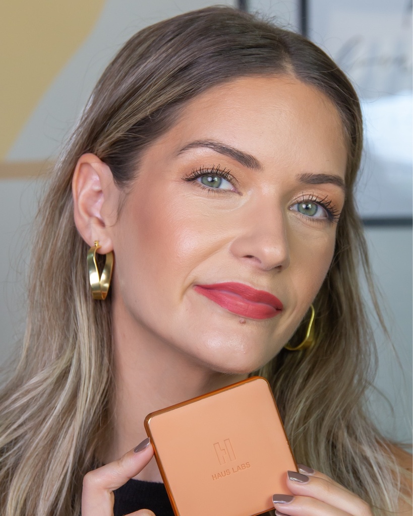 Haus Labs Power Sculpt Velvet Bronzer Acacia Ember Medium Deep