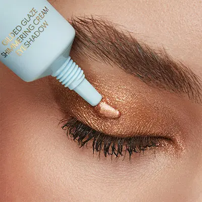 Kiko Milano Bridgerton Gilded Glaze Shimmering Cream Eyeshadow 01 Lady Whistledowns Whisper  