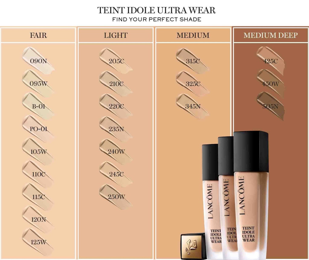 Lancome Teint Idole Ultra Wear Long Wear Foundation Spf 35 095W