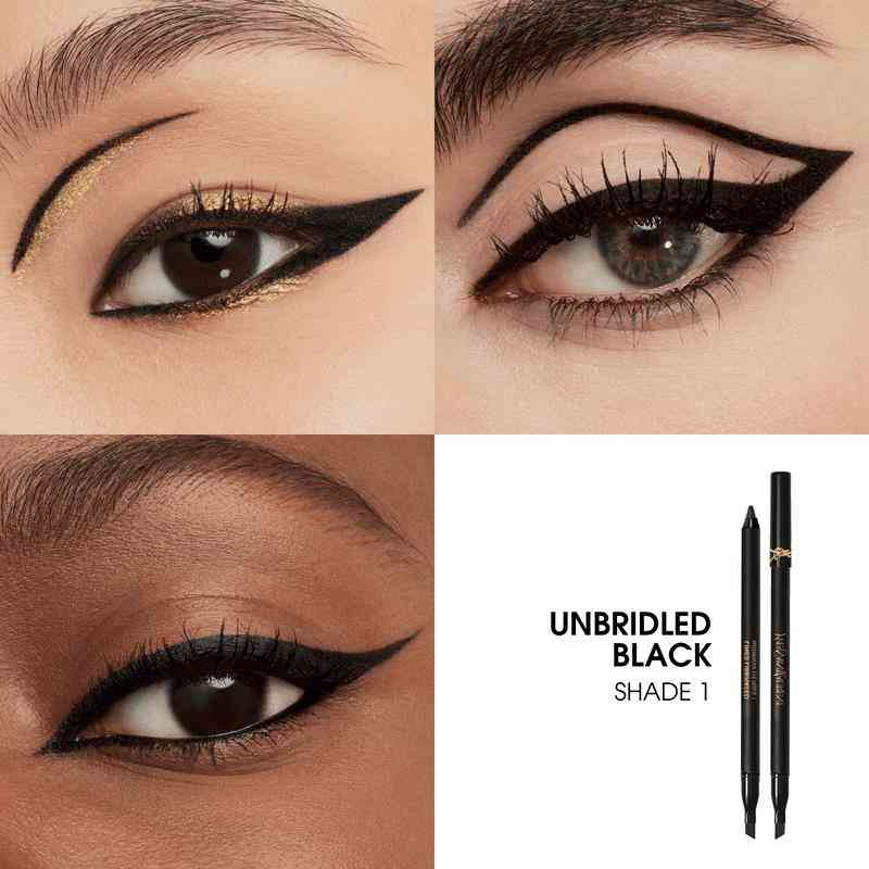 YSL Lines Liberated Eyeliner Waterproof Pencil 01 Unbridled Black