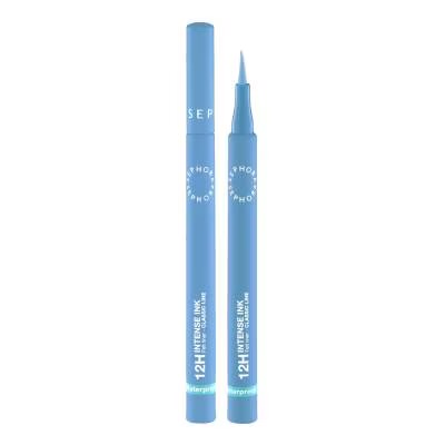Sephora Intense Ink 12HR Classic Felt Eye Liner Waterproof 05 Baby Blue Pa Kuti