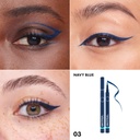 Sephora Intense Ink 12HR Classic Felt Eye Liner Waterproof 03 Navy Blue Pa Kuti 