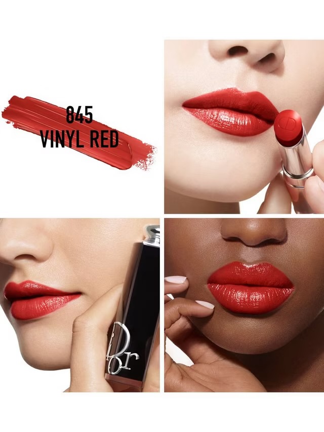 Dior Addict Shine Lipstick  Vinyl Red 845