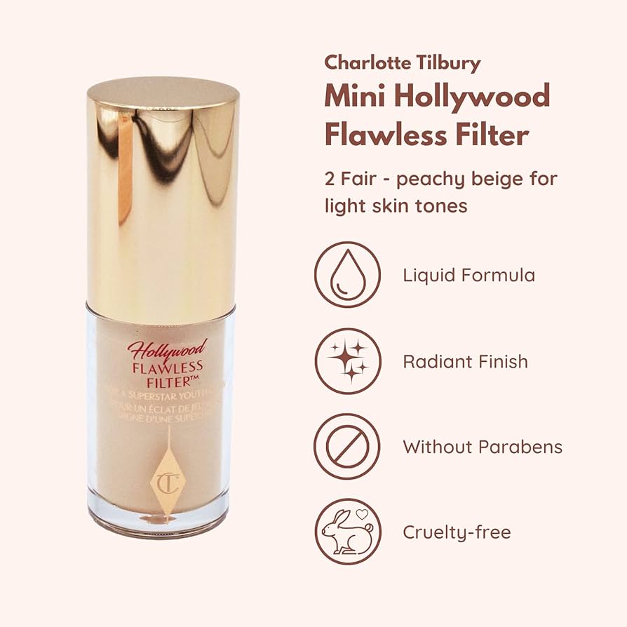 Charlotte Tilbury Hollywood Flawless Filter 3 Fair Clair Mini 5.5ml