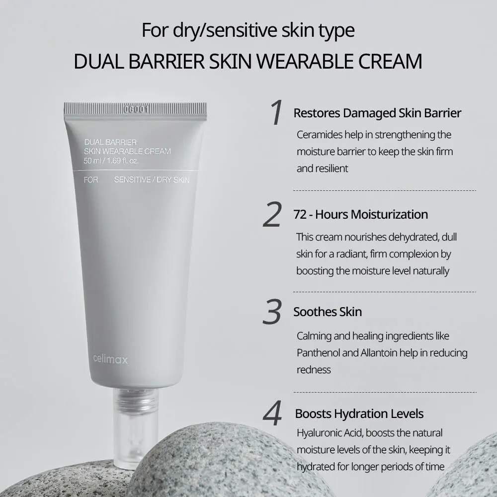 Celimax Dual Barrier Skin Wearable Cream 50ml