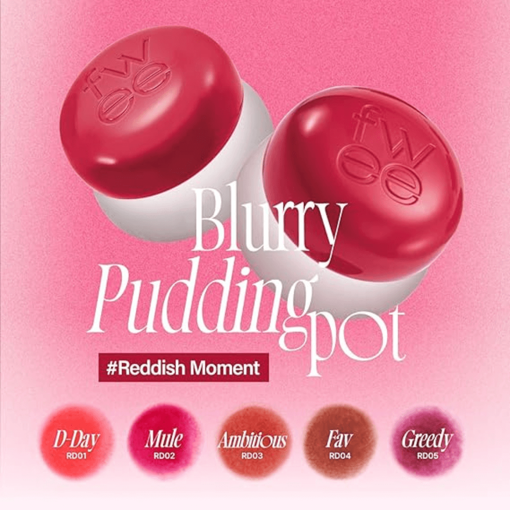 Fwee Lip & Cheek Blurry Pudding Pot Greedy