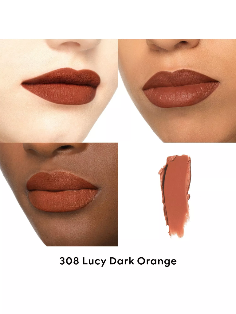 Gucci Matte Lipstick Lucy Dark Orange Pa Kuti