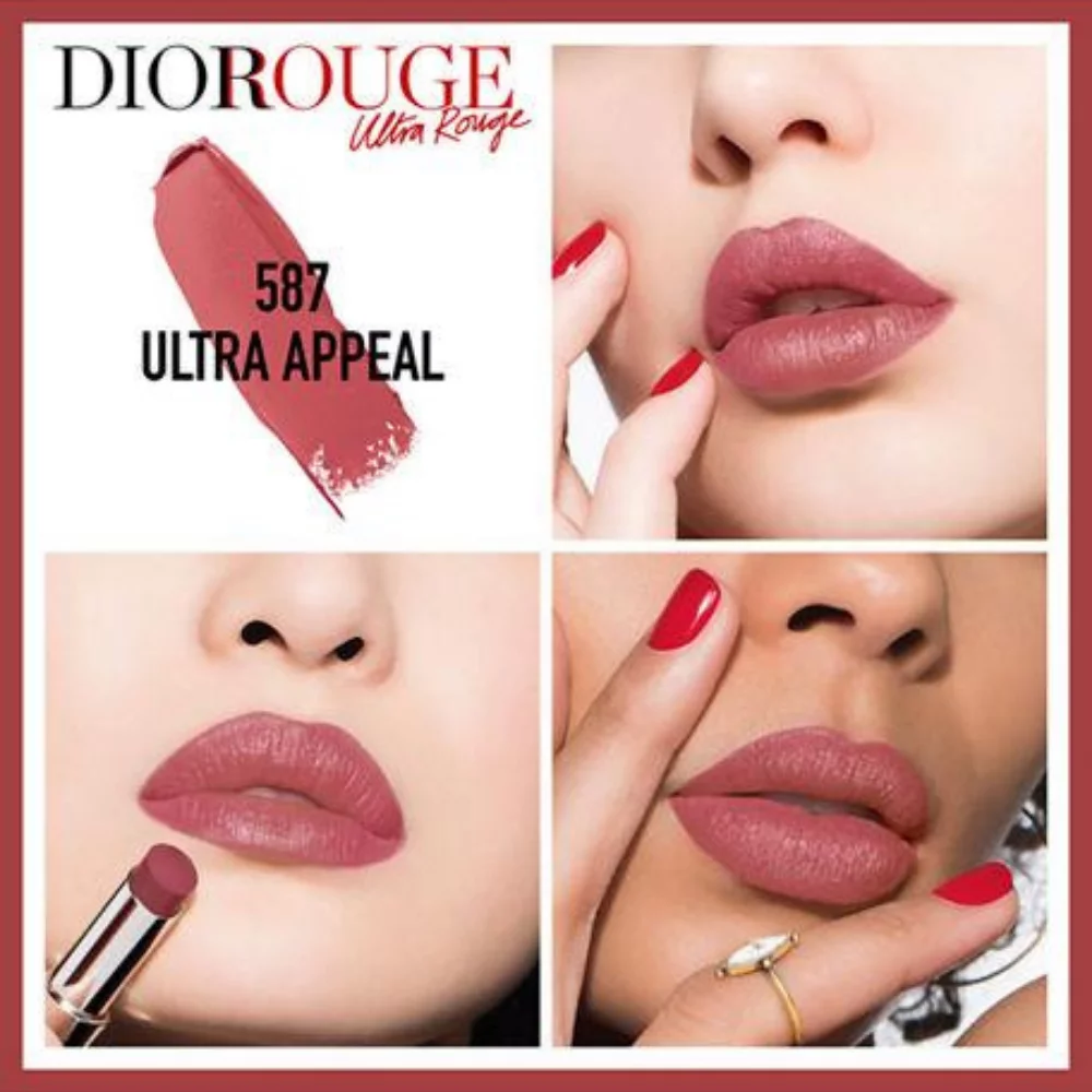 Dior Ultra Rouge Lipstick 587 Ultra Appeal 