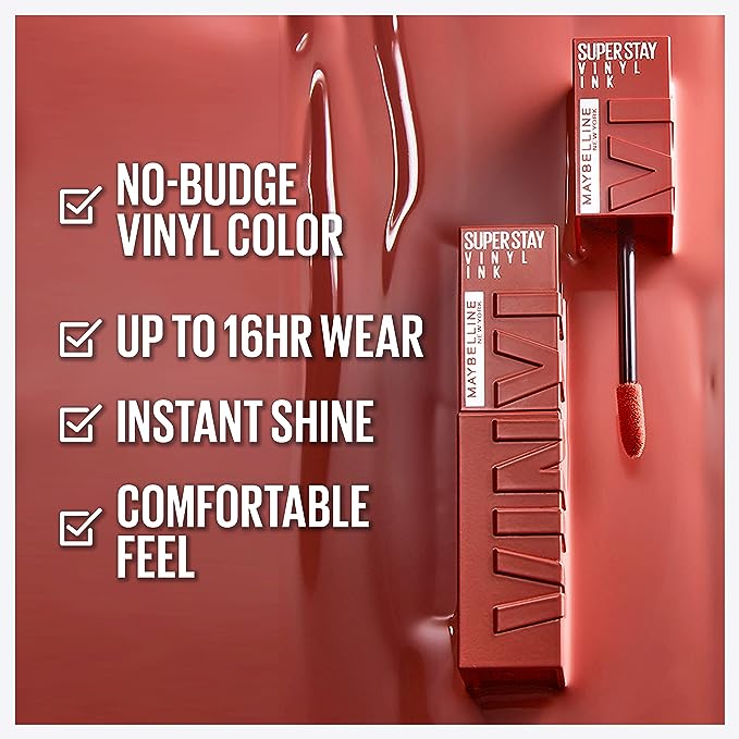 Maybelline Superstay Vinyl Ink 125 Keen Pa Kuti
