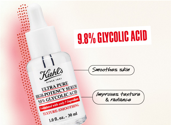 Kiehls Ultra Pure 9.8% Glycolic Acid Serum Pa Kuti