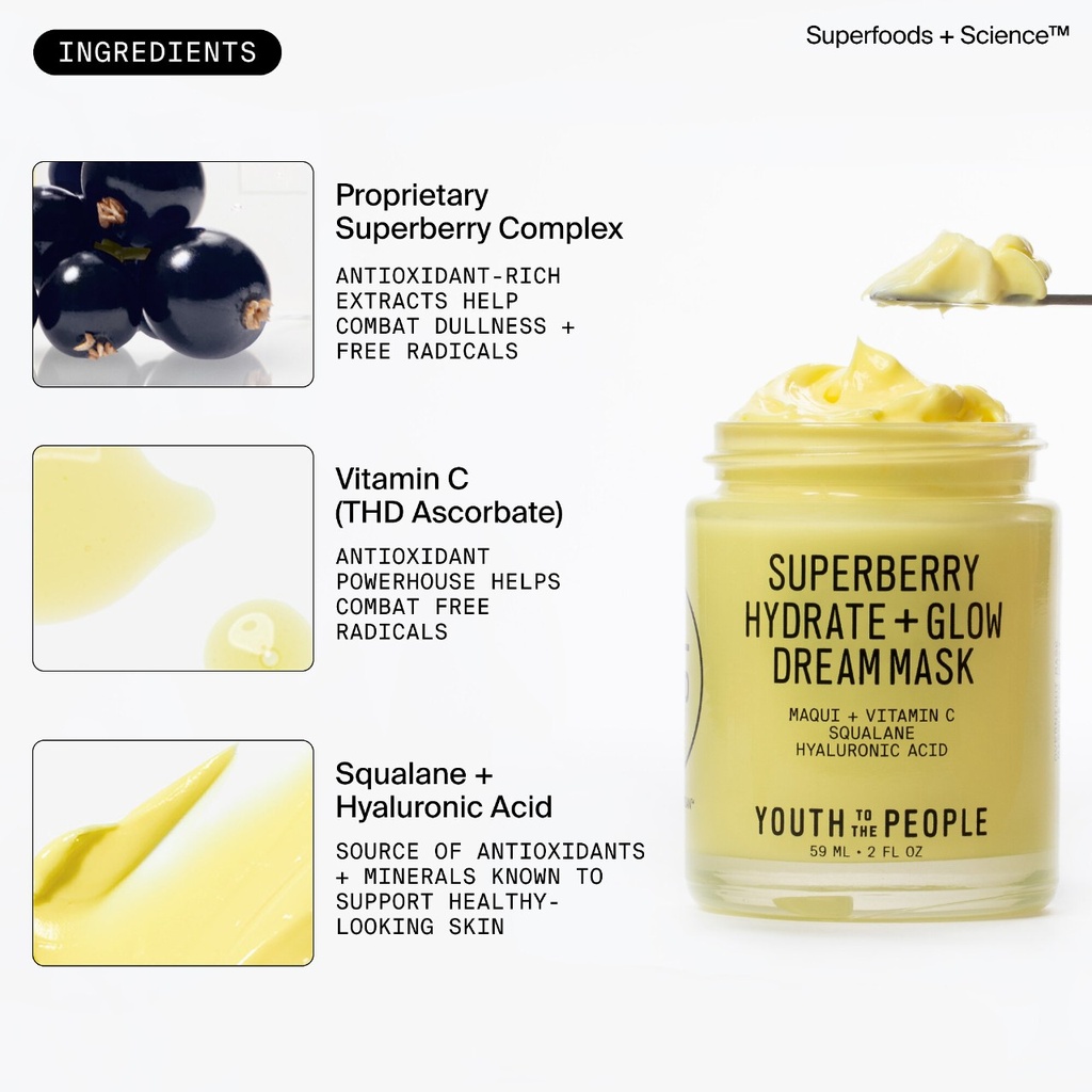 Youth To The People Superberry Hydrate Mask 15 ml