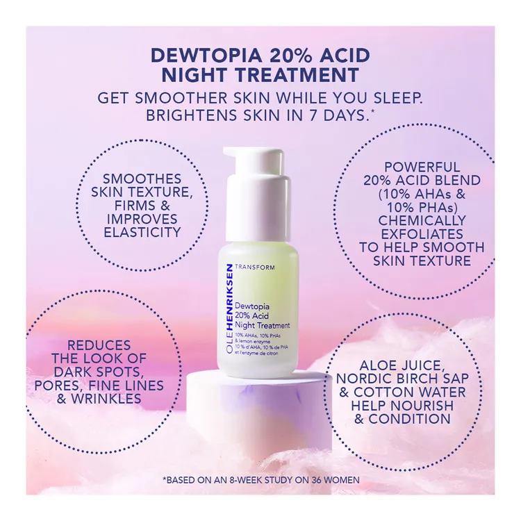 Olehenriksen Dewtopia 20% Acid Night Treatment 30 ml