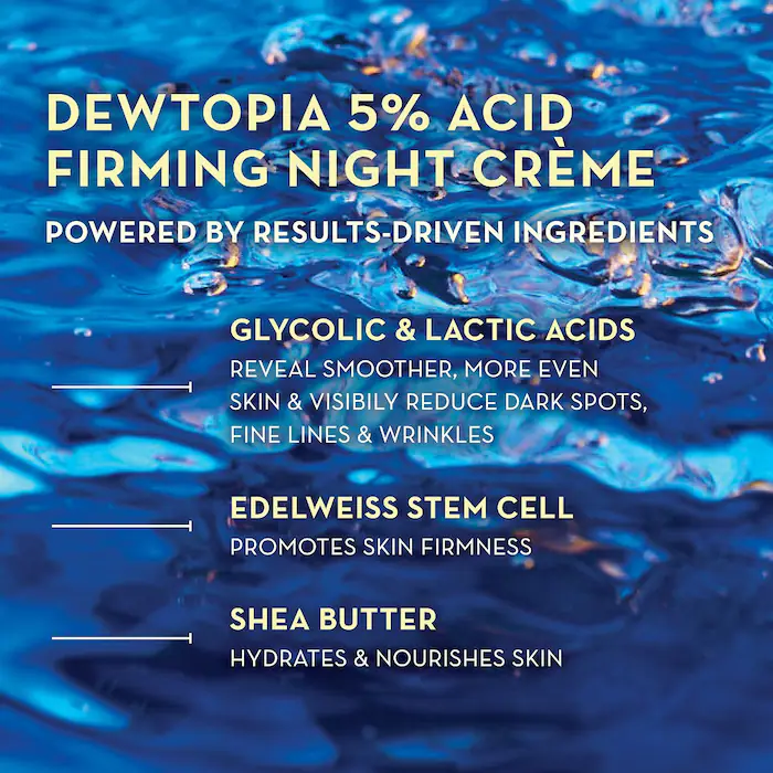 Olehenriksen Dewtopia 5% Acid Firming Night Creme 50 ml