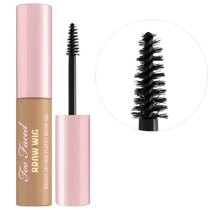 Too Faced Brow Wig Brush On Hair Fluffy Brow Gel Natural Blonde 5.5 ml