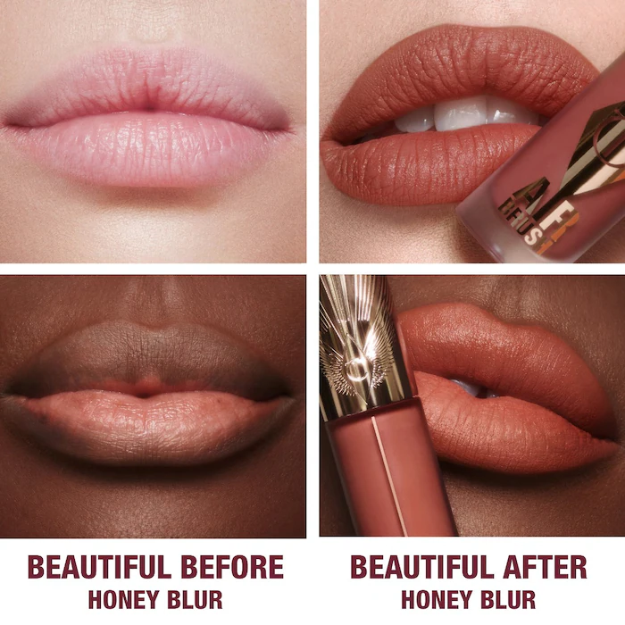 Charlotte Airbrush Lipstick Honey Blur Pa Kuti