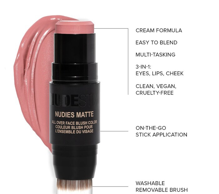 Nude Stix All Over Face Blush Color Cherry Blossom Babe