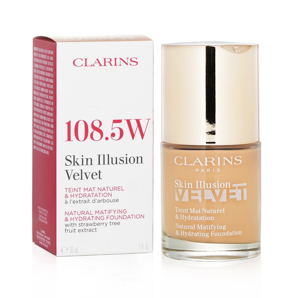 Clarins Skin Illusion Natural Hydrating Foundation 15ml Spf 15 108.5W 