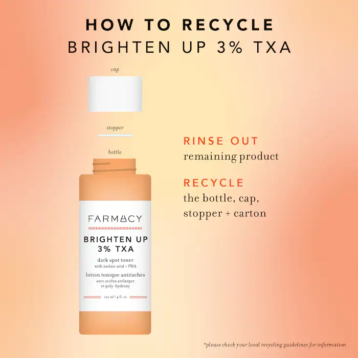 Farmacy Brighten Up 3% TXA Dark Spot Toner 120ml