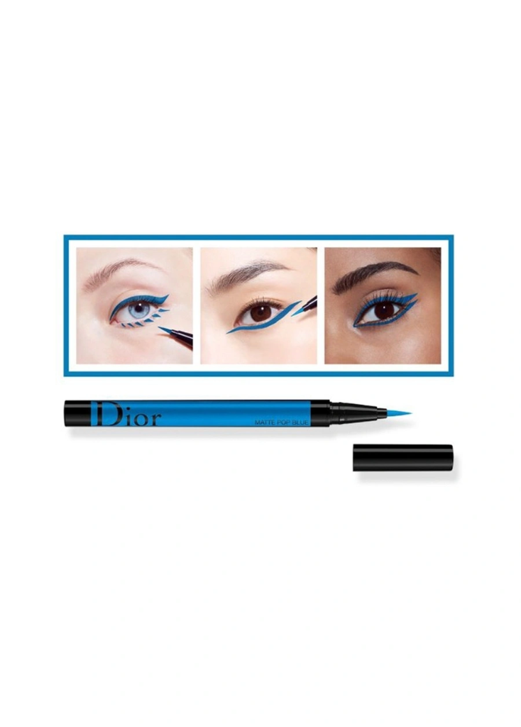 Dior Show On Stage Liner Waterproof Matte Pop Blue 261 Tester 