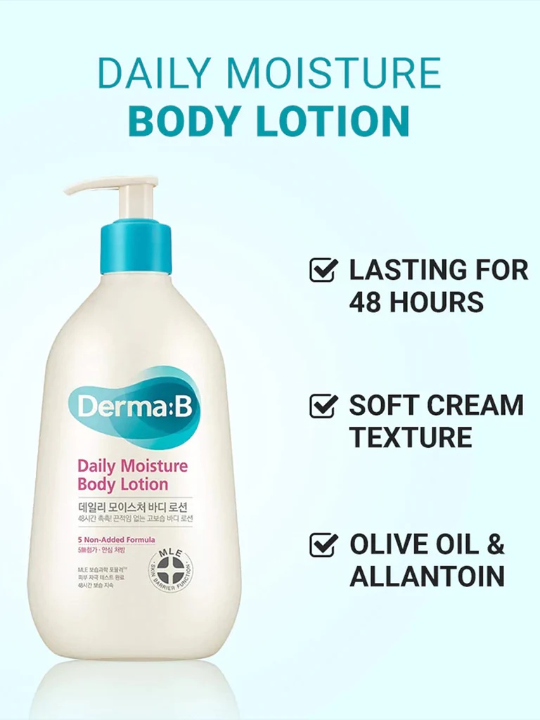 Derma B Daily Moisture Body Lotion 400 ml