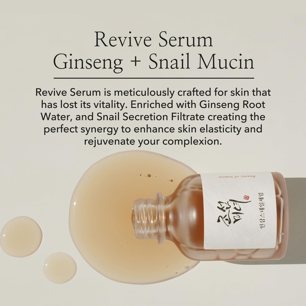 Beauty of Joseon Repair Serum : Ginseng + Snail Mucin 30ml