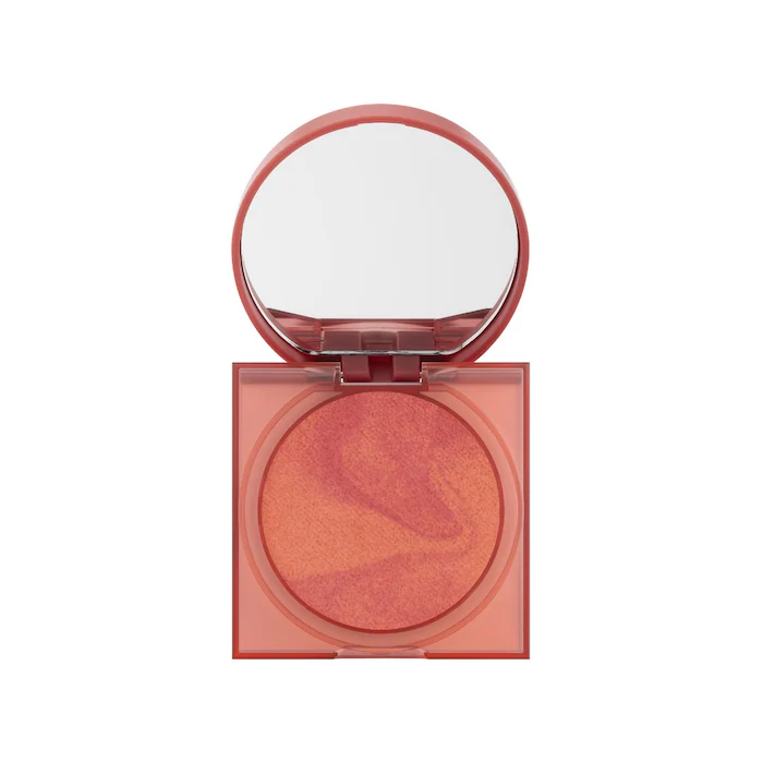 Huda Glowish Cheeky Vegan Blush Powder Sassy Saffron