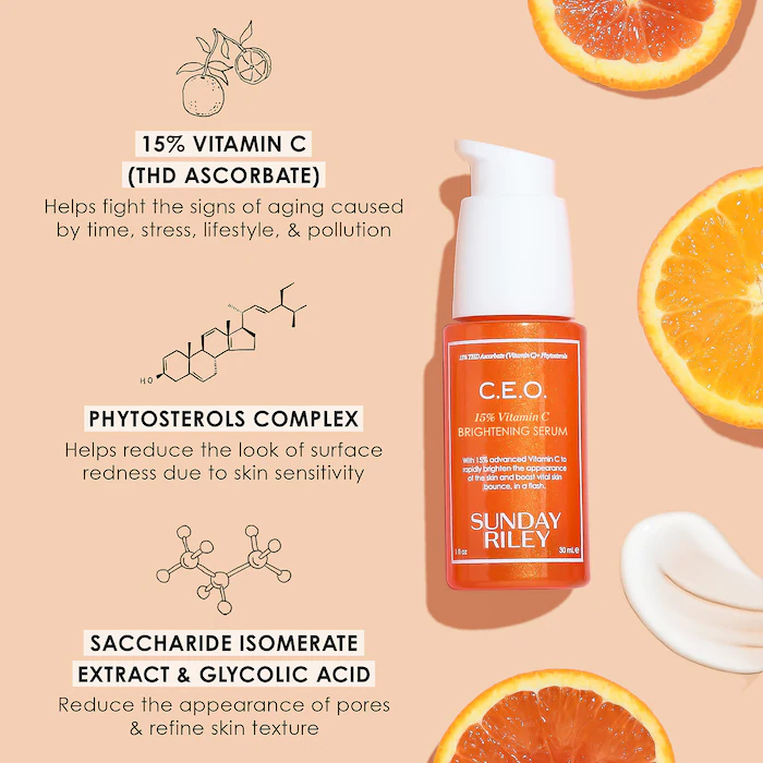 Sunday Riley Ceo 15% Vitamin C Serum 30ml 