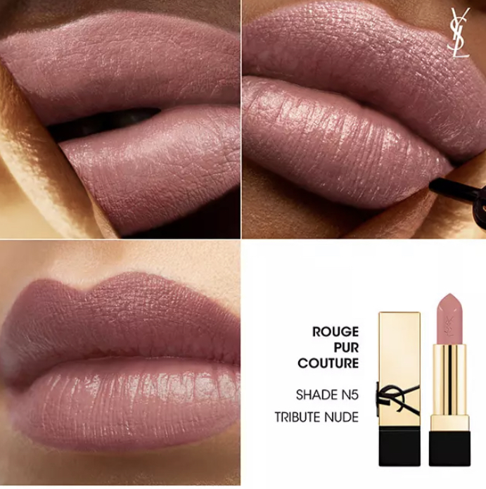 Ysl Rouge Pur Couture Lipstick N5 Tribute Nude