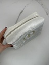 Dior Makeup Bag White/Gold