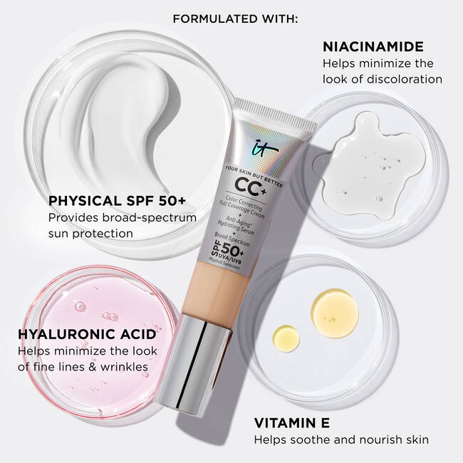 It Cosmetics Color Correcting Full Coverage Cream Medium Tan